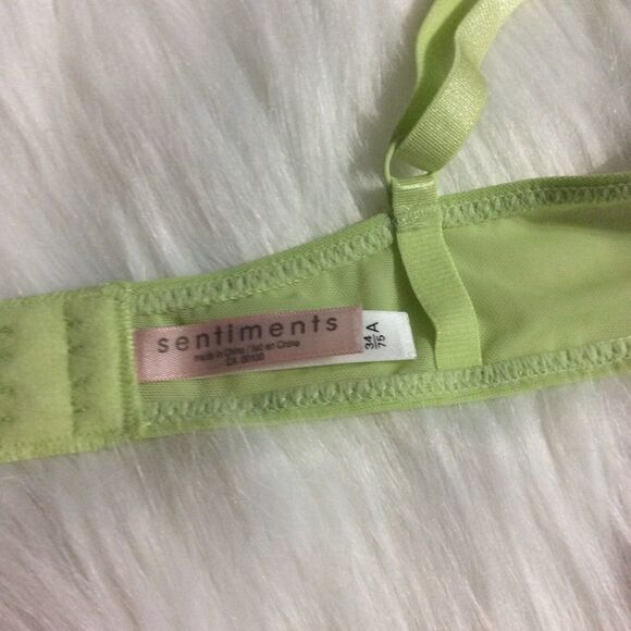 4 for $20//Retro Green Bra - Picture 7 of 7